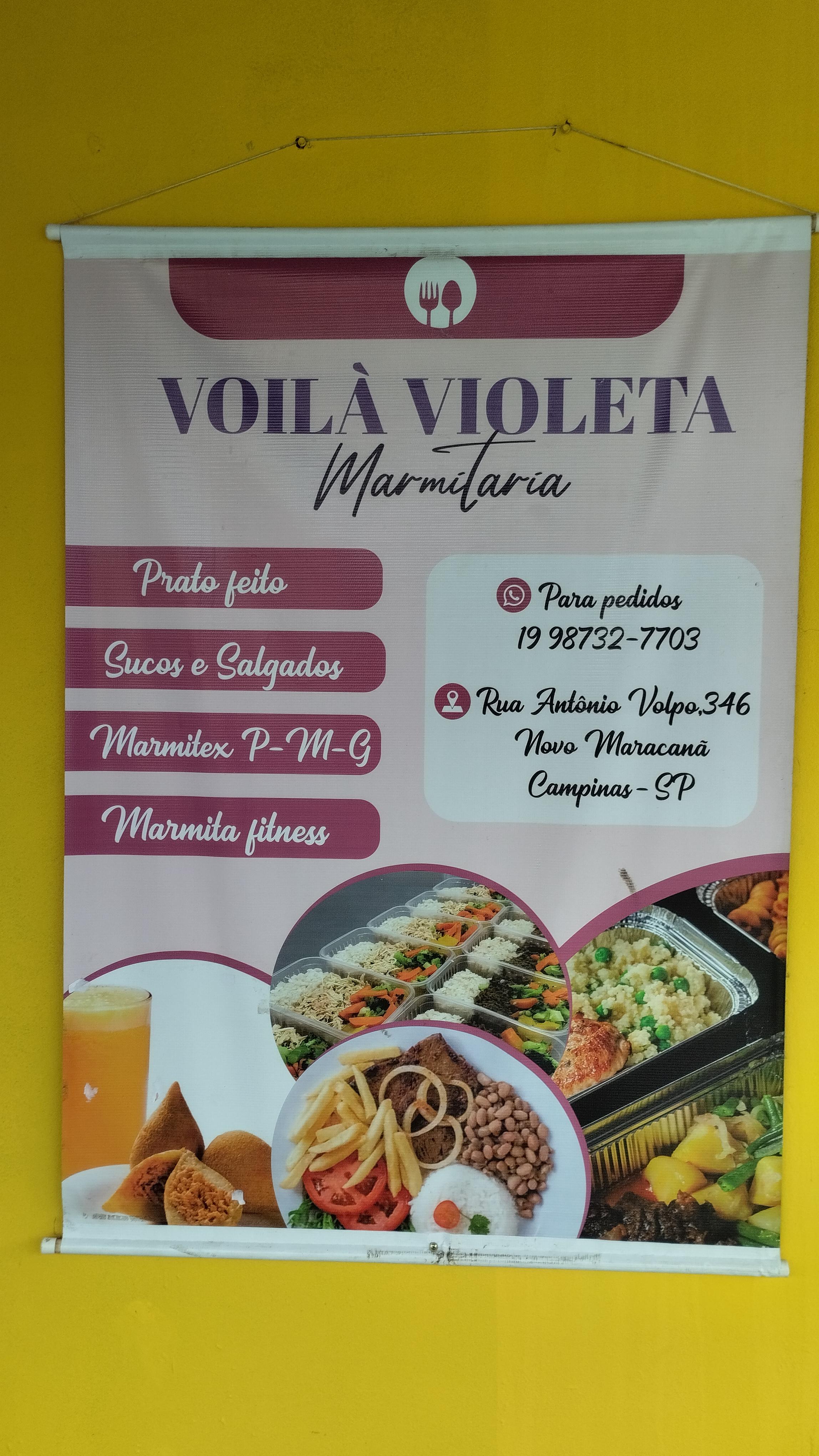 Voilá Violeta Marmitaria